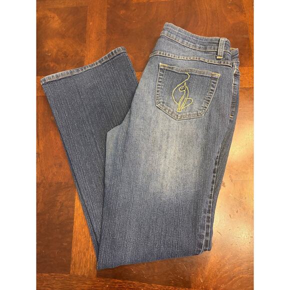 Baby Phat Denim - Iconic Baby Phat Y2K Flare Jeans Size 13 Dark Wash Vintage 30” Inseam